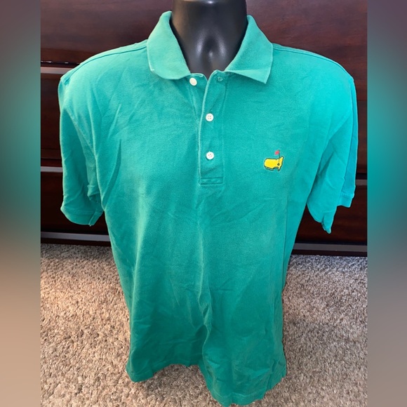 AUGUSTA NATIONAL GOLF SHOP Slazenger Size Medium Masters Green Polo - Picture 1 of 6